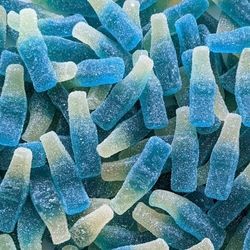 Bouteilles Framboise Bleue sucrées – Fraîcheur et fun en un bonbon